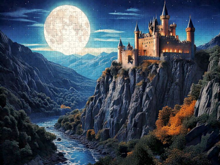 Produktbild: CALVENDO Puzzle Dunkelfelstal | 1000 Teile Lege-Gr&ouml;&szlig;e 64x48cm Foto-Puzzle f&uuml;r gl&uuml;ckliche Stunden