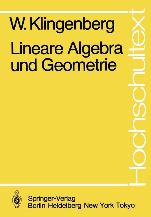 Produktbild: Lineare Algebra und Geometrie