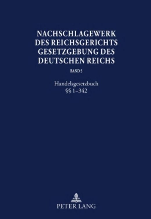 Produktbild: Nachschlagewerk des Reichsgerichts &ndash;Gesetzgebung des Deutschen Reichs