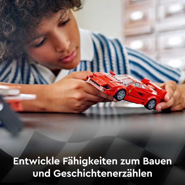 Produktbild: LEGO Speed Champions Ferrari F40 Supersportwagen, Spielzeugauto 76934