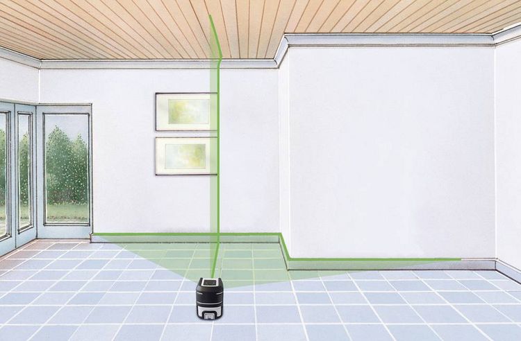 Produktbild: Laserliner SmartCross-Laser GX Kreuzlinienlaser Reichweite (max.): 40m