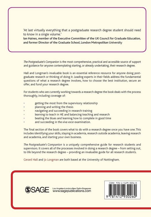 Produktbild: The Postgraduate's Companion