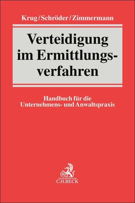 Produktbild: Verteidigung im Ermittlungsverfahren