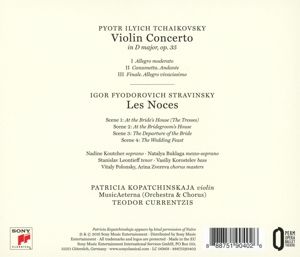 Produktbild: Violin Concerto,op.35/Les Noces