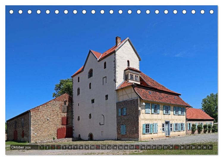 Produktbild: Stra&szlig;e der Romanik im Harz - eine Rundreise von Magdeburg in den Harz (Tischkalender 2026 DIN A5 quer), CALVENDO Monatskalender