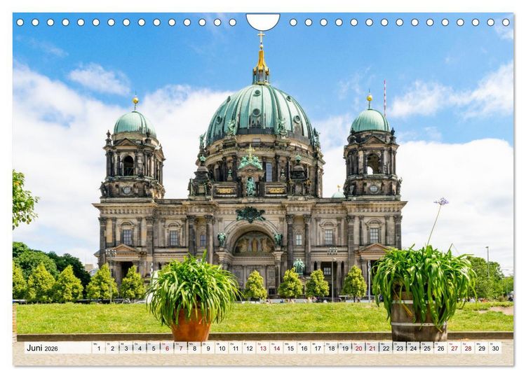 Produktbild: Berlin rund ums Jahr (Wandkalender 2026 DIN A4 quer), CALVENDO Monatskalender