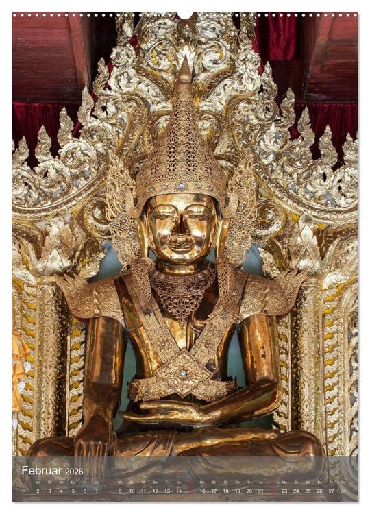 Produktbild: Buddha - Harmonie und Gelassenheit (hochwertiger Premium Wandkalender 2026 DIN A2 hoch), Kunstdruck in Hochglanz
