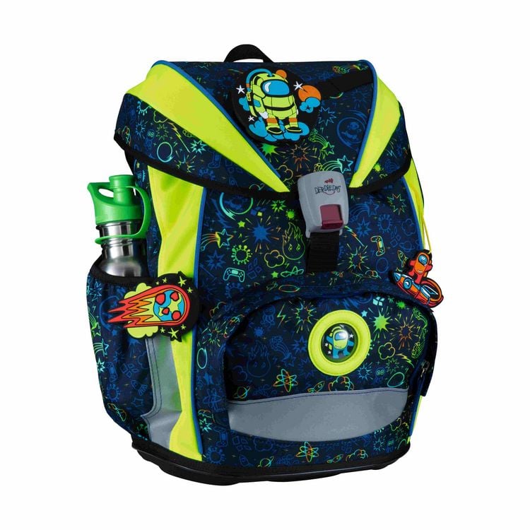 Produktbild: DerDieDas Schulranzen Set ErgoFlex Light, Schulranzen Set, 5tlg, Neon Crazy