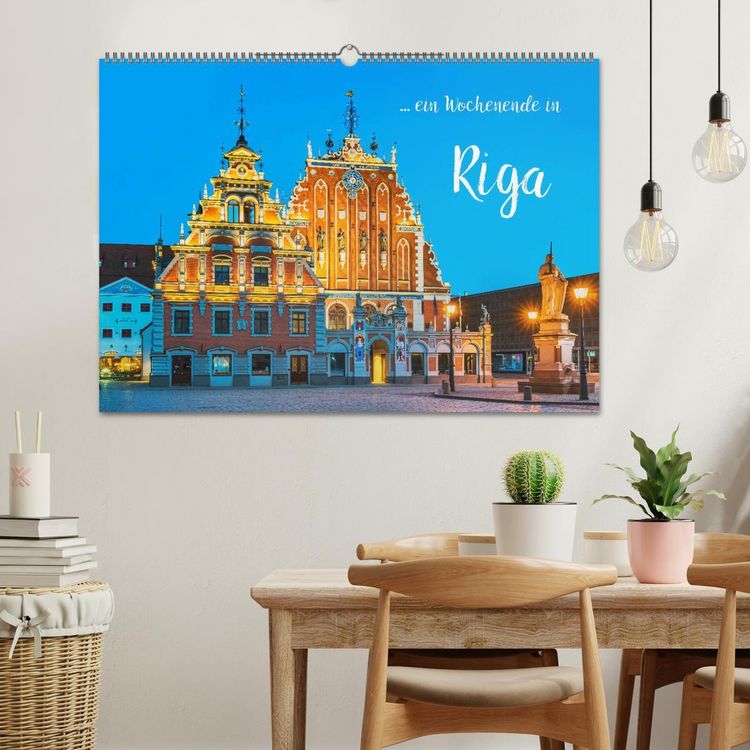 Produktbild: Ein Wochenende in Riga (Wandkalender 2026 DIN A2 quer), CALVENDO Monatskalender