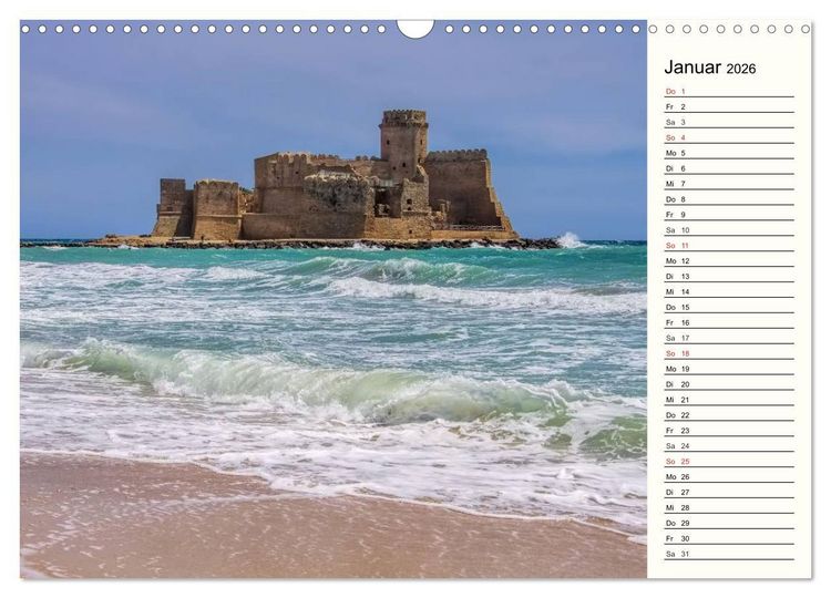 Produktbild: Kalabrien (Wandkalender 2026 DIN A3 quer), CALVENDO Monatskalender