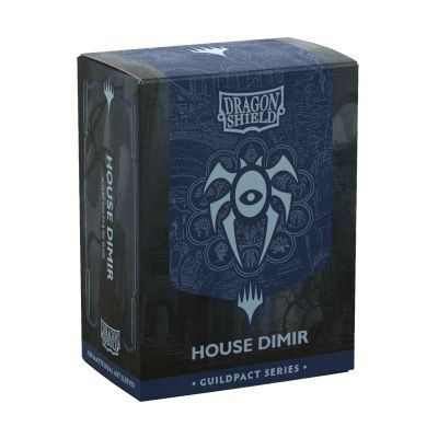 Produktbild: Pegasus ART16509 - Dragon Shield: House Dimir, Guildpact Series, 100 Dual Matte Art Sleeves