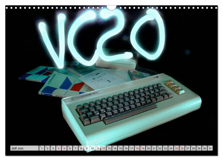 Produktbild: Computer der 80er (Wandkalender 2026 DIN A3 quer), CALVENDO Monatskalender
