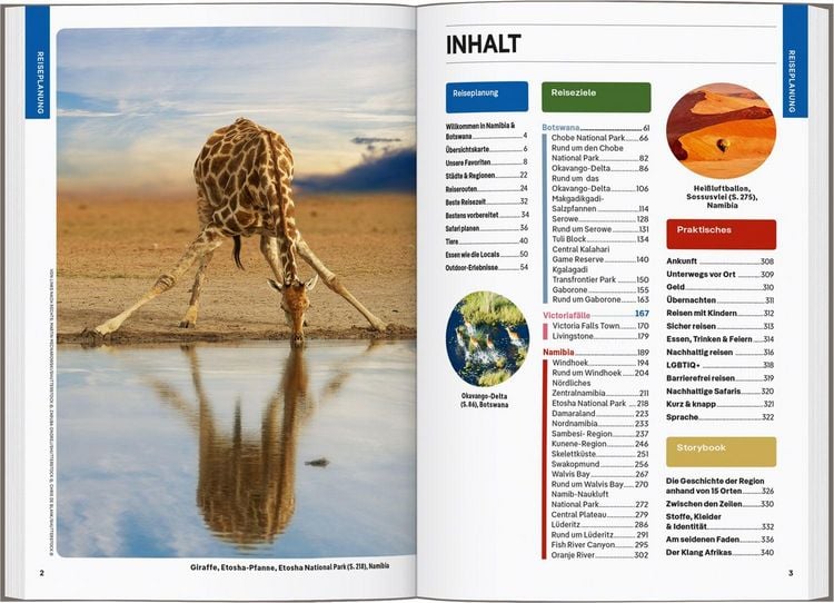 Produktbild: LONELY PLANET Reisef&uuml;hrer Namibia & Botswana