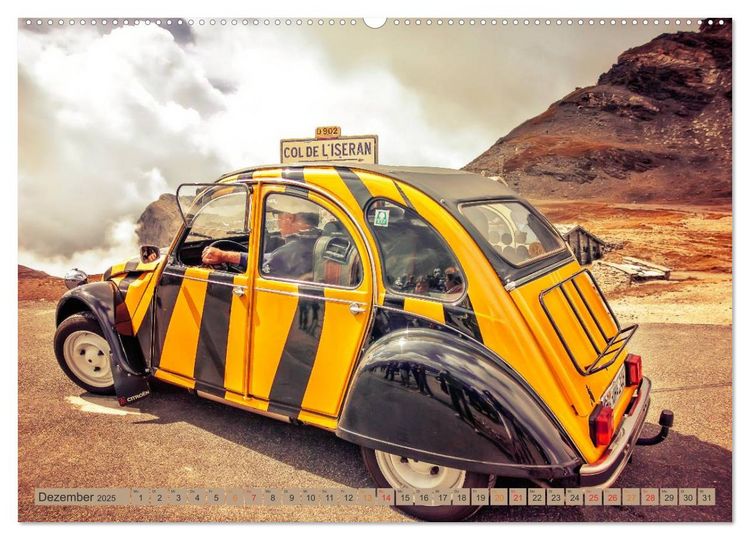 Produktbild: Die Legende - die Ente, Citro&euml;n 2CV (Wandkalender 2025 DIN A2 quer), CALVENDO Monatskalender