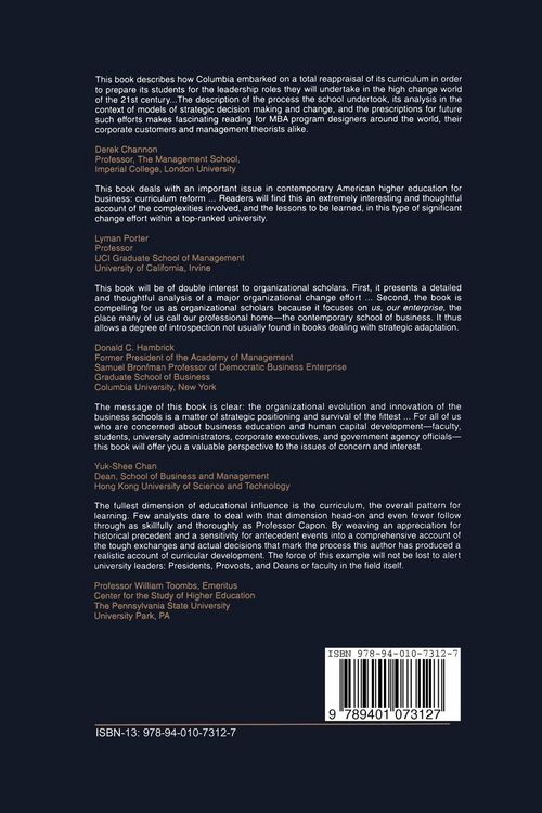 Produktbild: Planning the Development of Builders, Leaders and Managers for 21st-Century Business: Curriculum Review at Columbia Business School