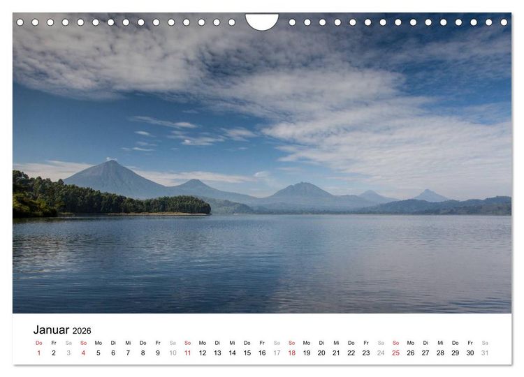Produktbild: Uganda - die Perle Afrikas (Wandkalender 2026 DIN A4 quer), CALVENDO Monatskalender