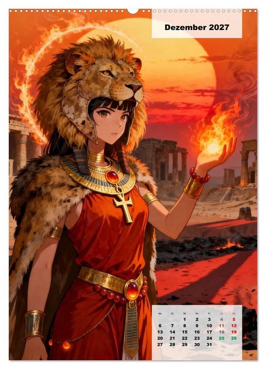 Produktbild: T&ouml;chter des Feuers (Wandkalender 2027 DIN A2 hoch), CALVENDO Monatskalender