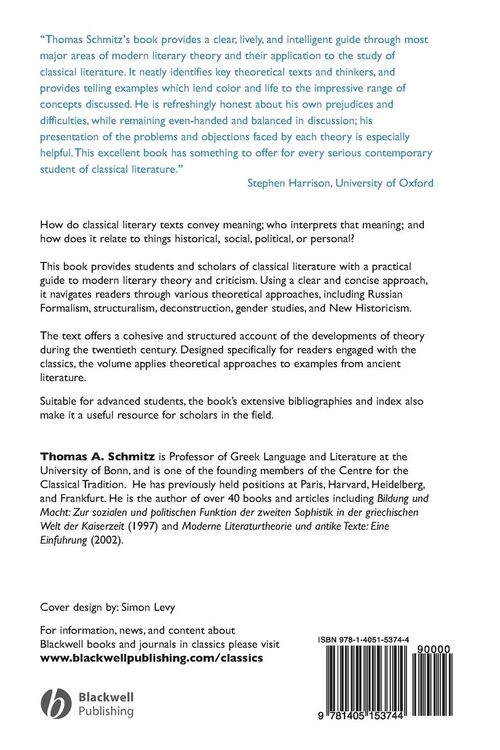 Produktbild: Modern Literary Theory and Anc