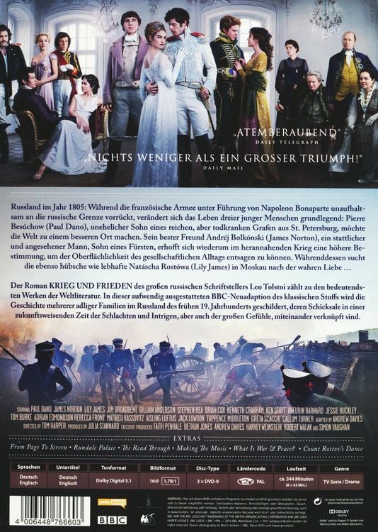 Produktbild: Krieg und Frieden [3 DVDs]