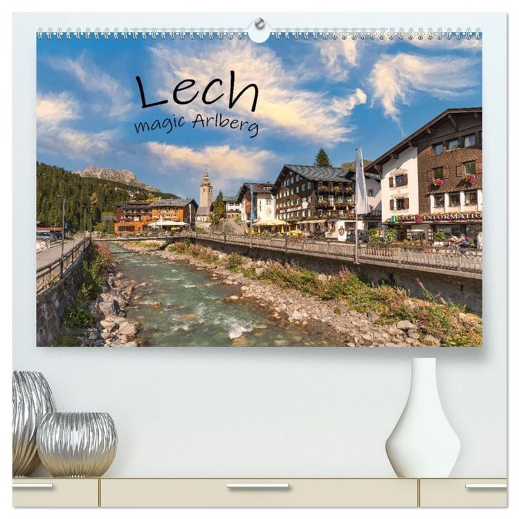Produktbild: Lech - magic Arlberg (hochwertiger Premium Wandkalender 2026 DIN A2 quer), Kunstdruck in Hochglanz