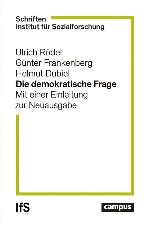 Produktbild: Die demokratische Frage