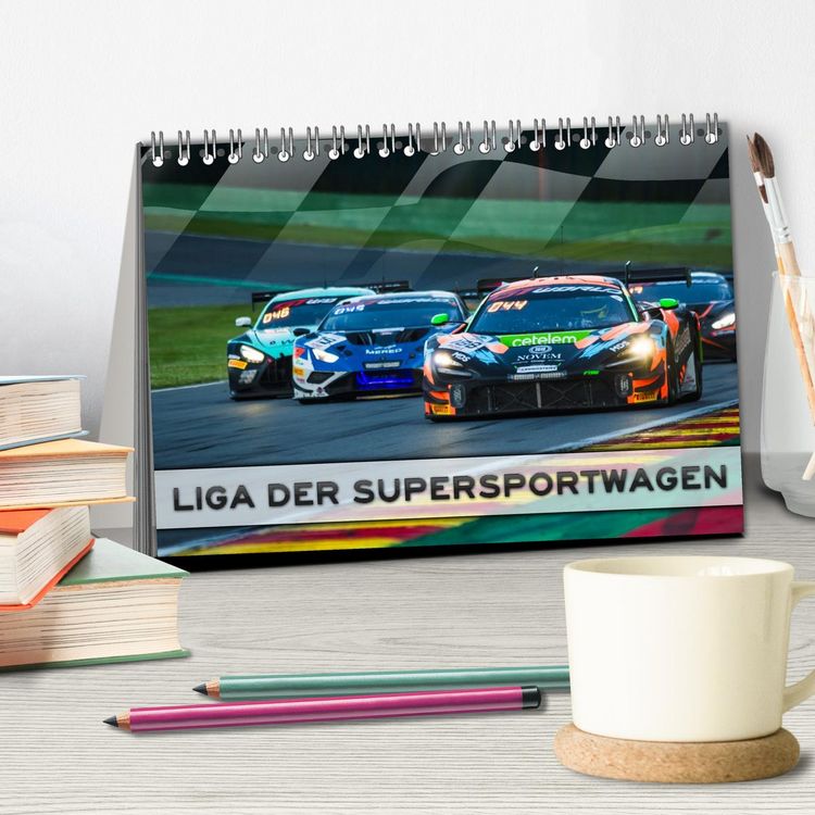 Produktbild: Liga der Supersportwagen (Tischkalender 2026 DIN A5 quer), CALVENDO Monatskalender