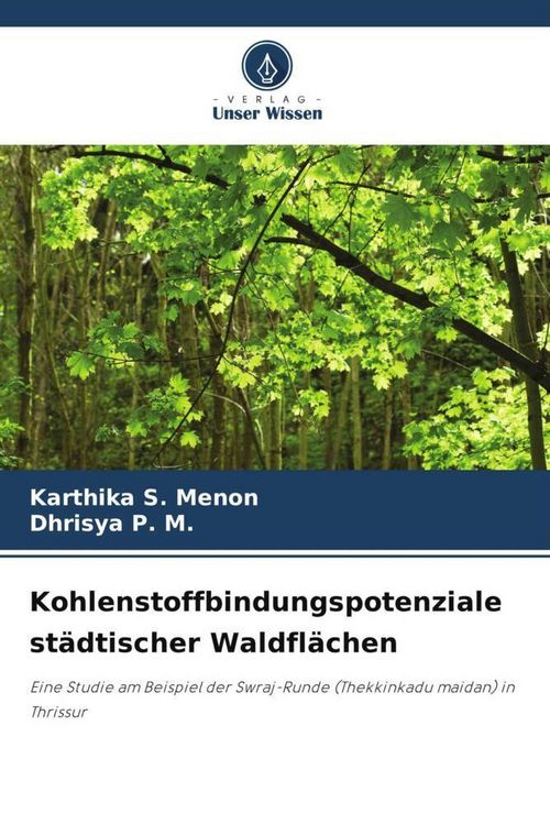 Produktbild: Kohlenstoffbindungspotenziale st&auml;dtischer Waldfl&auml;chen