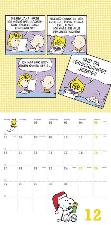 Produktbild: Peanuts Broschurkalender