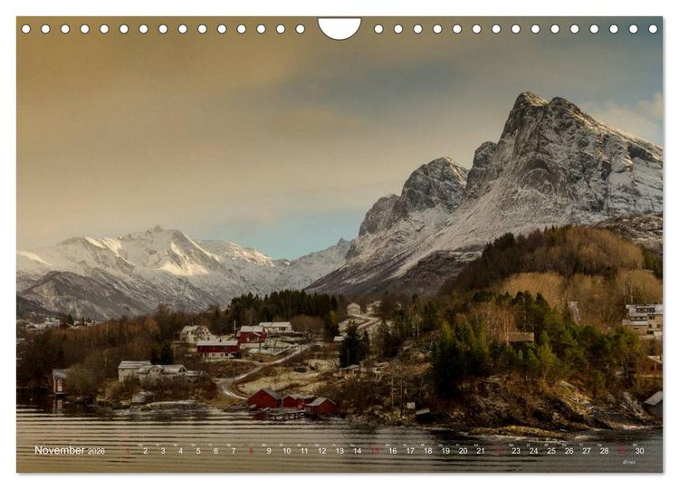 Produktbild: Hurtigruten im Winter - Hunting the light (Wandkalender 2026 DIN A4 quer), CALVENDO Monatskalender
