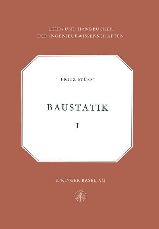 Produktbild: Vorlesungen &uuml;ber Baustatik