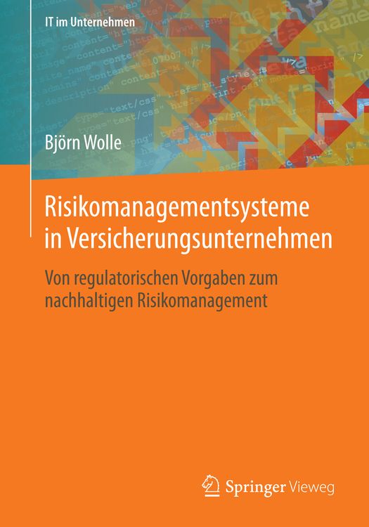 Produktbild: Risikomanagementsysteme in Versicherungsunternehmen