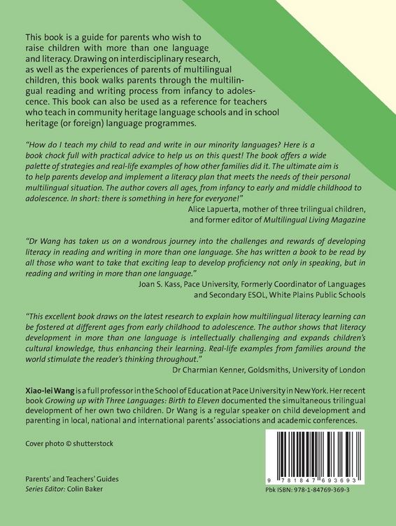 Produktbild: Learning to Read and Write in the Multilingual Family