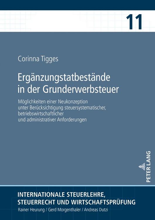 Produktbild: Erg&auml;nzungstatbest&auml;nde in der Grunderwerbsteuer