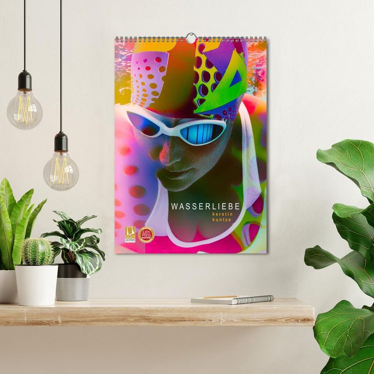Produktbild: WASSERLIEBE (Wandkalender 2026 DIN A3 hoch), CALVENDO Monatskalender