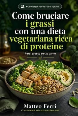 Produktbild: Come bruciare i grassi con una dieta vegetariana ricca di proteine
