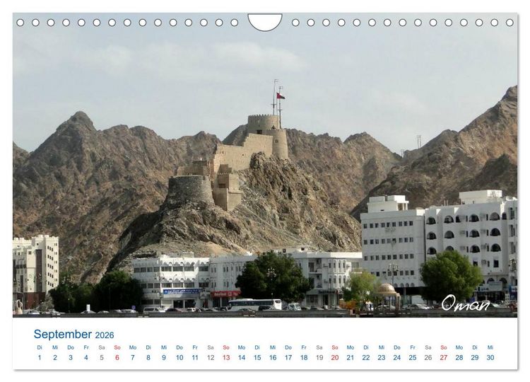 Produktbild: Vereinigte Arabische Emirate (Wandkalender 2026 DIN A4 quer), CALVENDO Monatskalender
