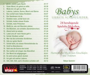 Produktbild: Babys Liebste Schlaflieder