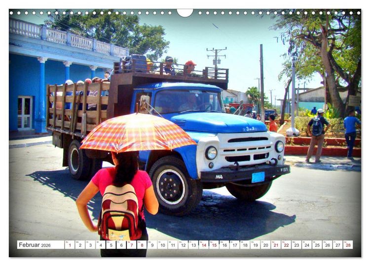 Produktbild: LKW-Busse - Made in Cuba (Wandkalender 2026 DIN A3 quer), CALVENDO Monatskalender