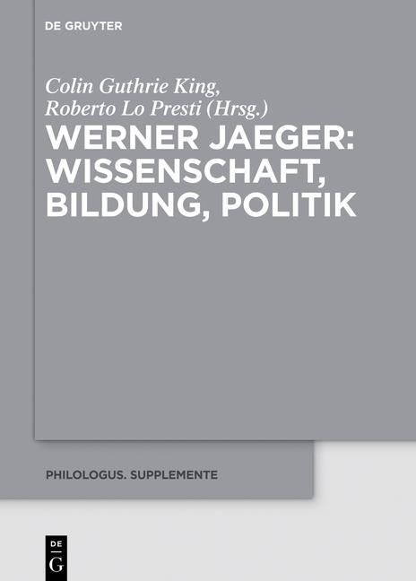 Produktbild: Werner Jaeger - Wissenschaft, Bildung, Politik