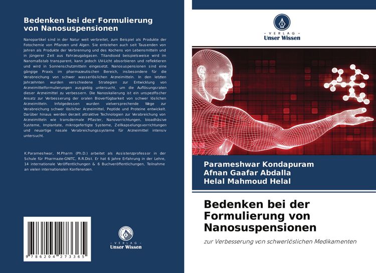 Produktbild: Bedenken bei der Formulierung von Nanosuspensionen