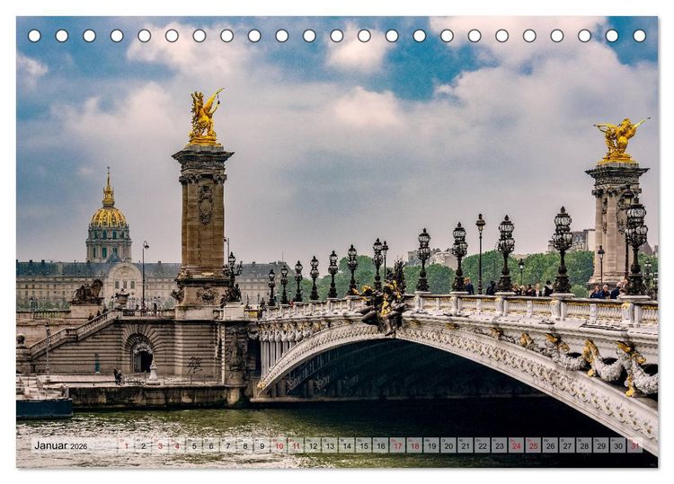 Produktbild: Faszination Br&uuml;cken (Tischkalender 2026 DIN A5 quer), CALVENDO Monatskalender