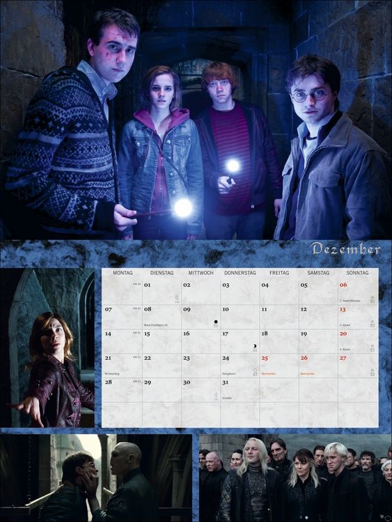 Produktbild: Harry Potter Broschur XL Kalender 2026