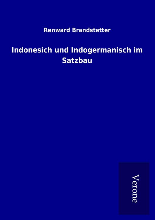 Produktbild: Indonesich und Indogermanisch im Satzbau
