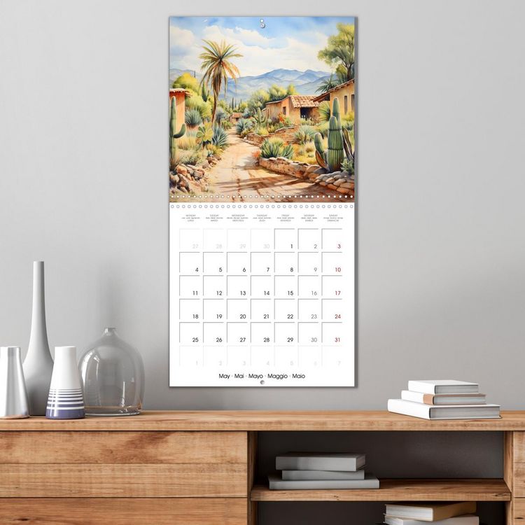 Produktbild: Terres d'habitats (Calendrier mural carr&eacute; 2026 30x30 cm) Calendrier double avec une page pour vos prises de notes