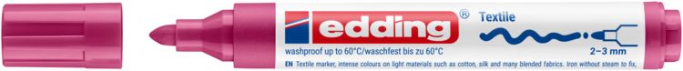 Produktbild: edding 4500 Textilmarker karminrot