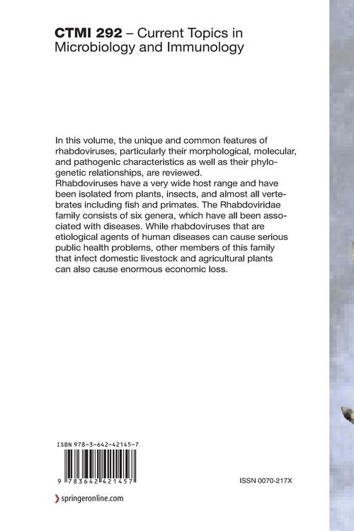 Produktbild: The World of Rhabdoviruses
