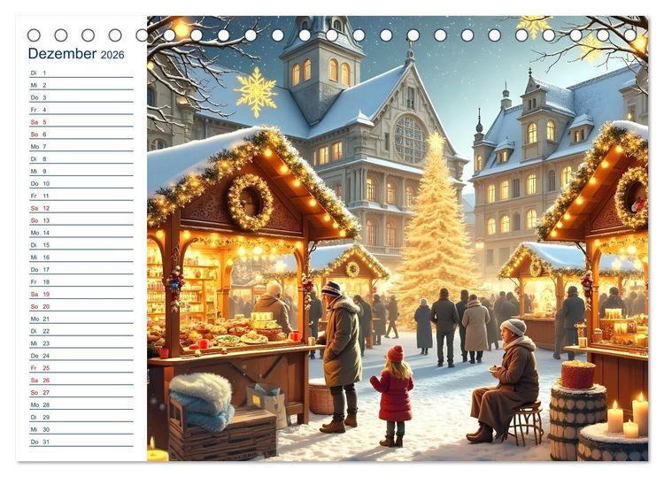 Produktbild: Boarisch durchs Jahr - Feste Br&auml;uche und Lebenslust (Tischkalender 2026 DIN A5 quer), CALVENDO Monatskalender