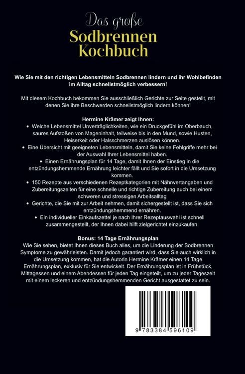 Produktbild: Das gro&szlig;e Sodbrennen Kochbuch! Inklusive 14 Tage Ern&auml;hrungsplan und praktischem Ern&auml;hrungsratgeber!