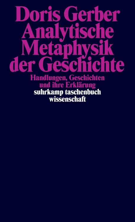 Produktbild: Analytische Metaphysik der Geschichte