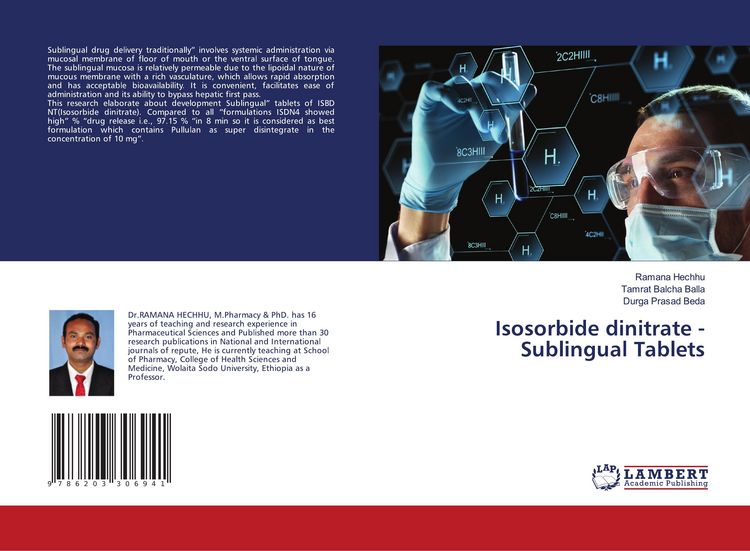 Produktbild: Isosorbide dinitrate - Sublingual Tablets